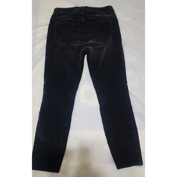 Free People‎ Women's Lite Wash Black Corduroy Skinny Jeans Mid-Rise Size 27 Boho - Picture 2 of 7